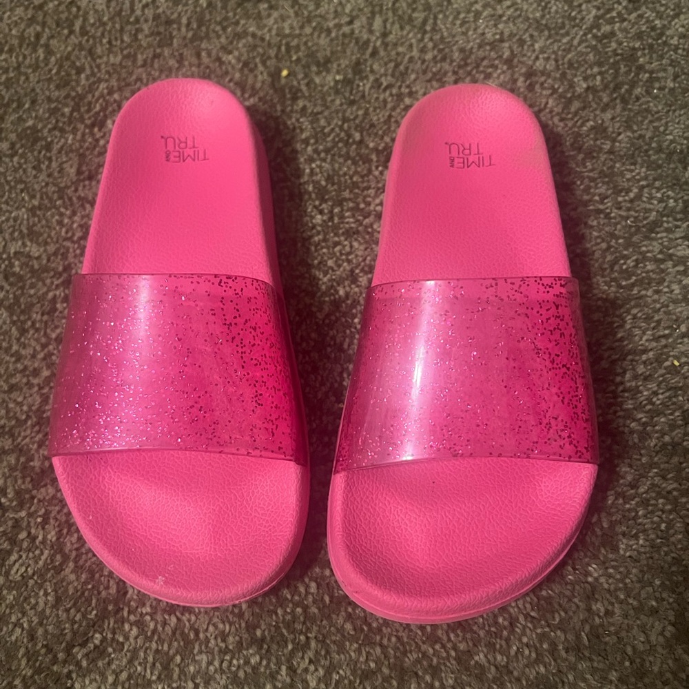 It's Our Time Sparkly Pink Kids Slides